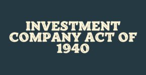 Investment Company Act of 1940